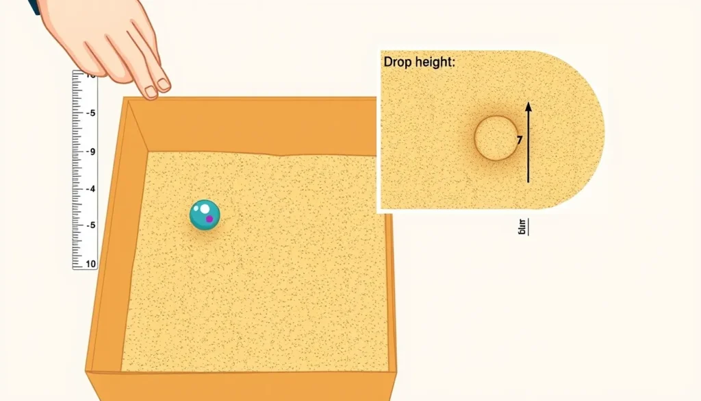 Featured image for Impact Craters in Damp Sand: Does Drop Height Change Crater Width? —